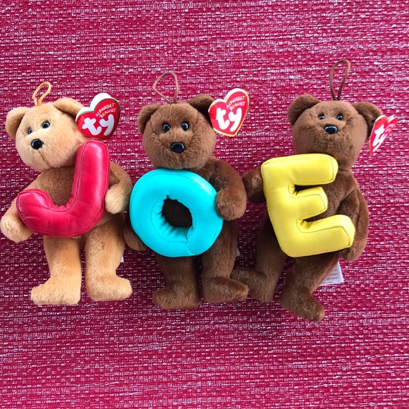 alphabet beanie babies